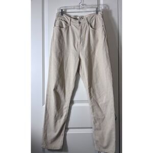 We The Free Cream Corduroy Straight Leg Pants Size 30 Size Casual Boho Preppy
